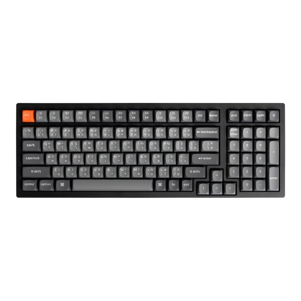 คีย์บอร์ดเกมมิ่ง Keychron K4 Max Swappable Gateron RGB Backlight Silent ( Brown Switch ) - TH