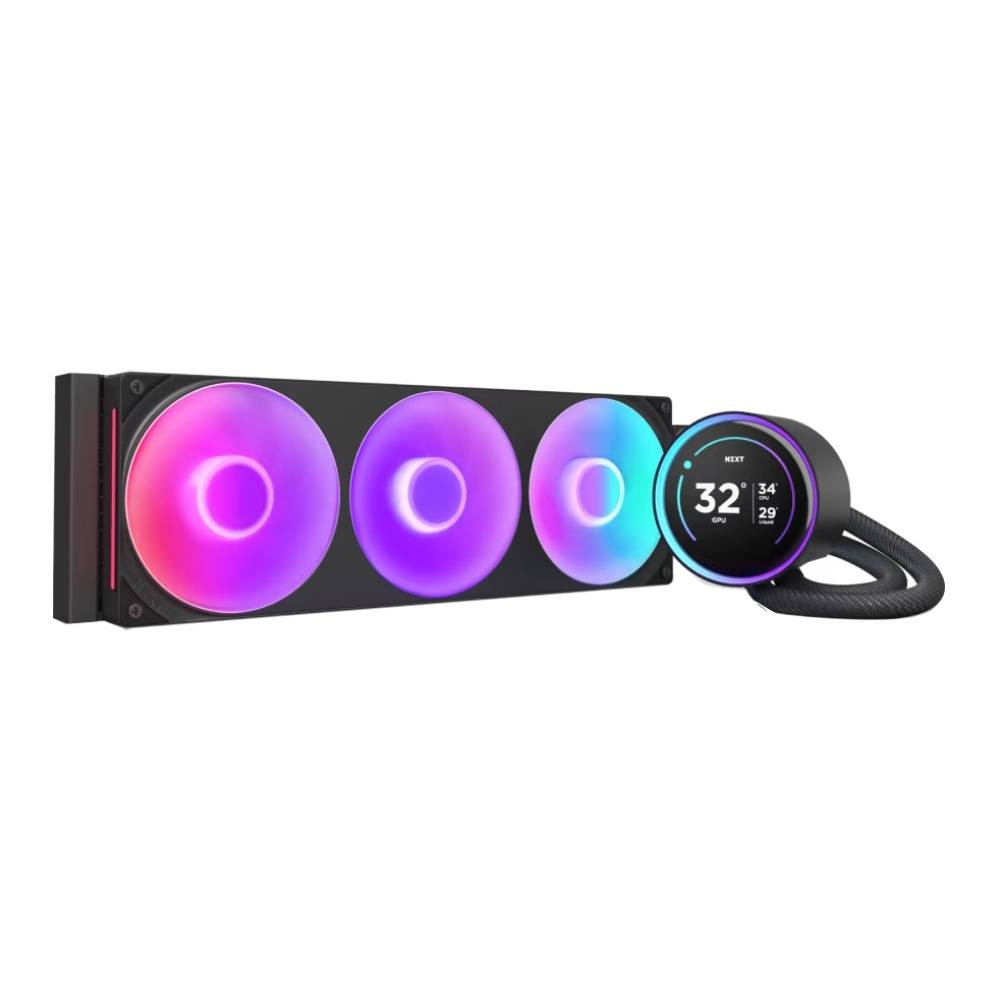 ชุดระบายความร้อนซีพียู NZXT KRAKEN Elite V2 360 RGB Black (RL-KR36E-B2)
