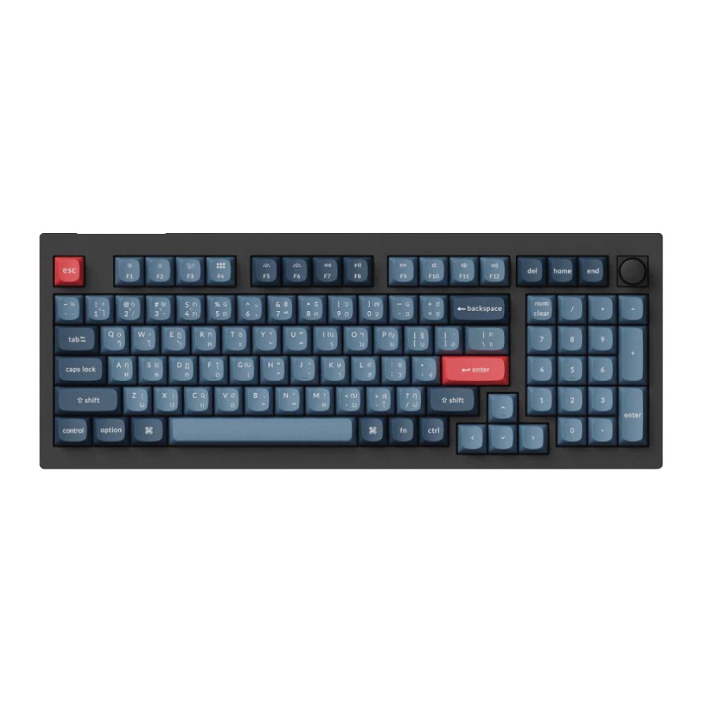 คีย์บอร์ดเกมมิ่ง Keychron V5 Max QMK/VIA Wireless Custom Mechanical Silent ( Red Switch ) - TH