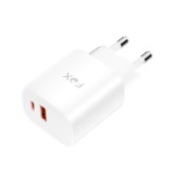 อะแดปเตอร์ FOX Wall USB Charger 1 USB-A (QC3.0) / 1 USB-C (PD20W) White (AP28)