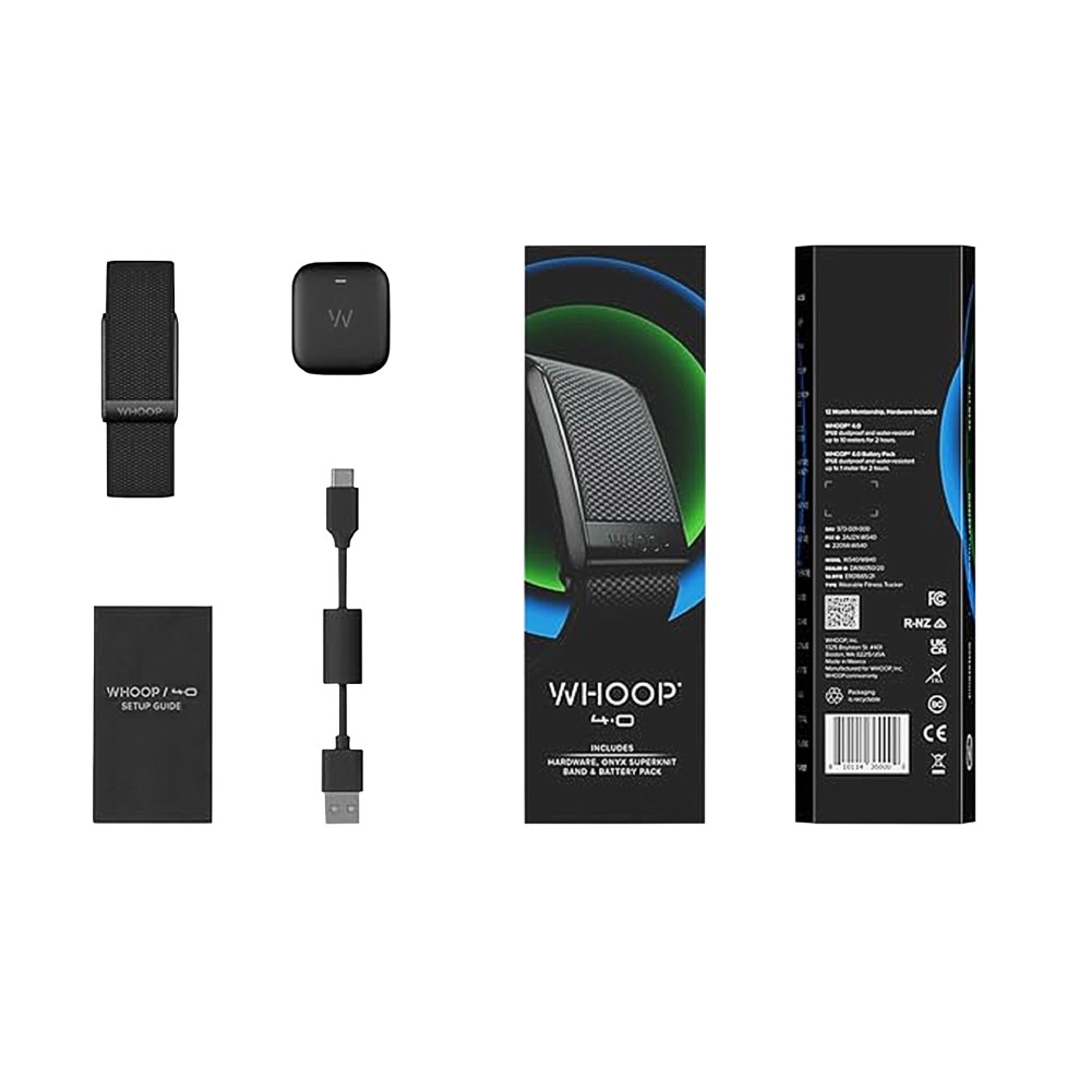 สายรัดข้อมือ WHOOP 4.0 Wearable Health Fitness & Activity Tracker (12 Month Subscription)
