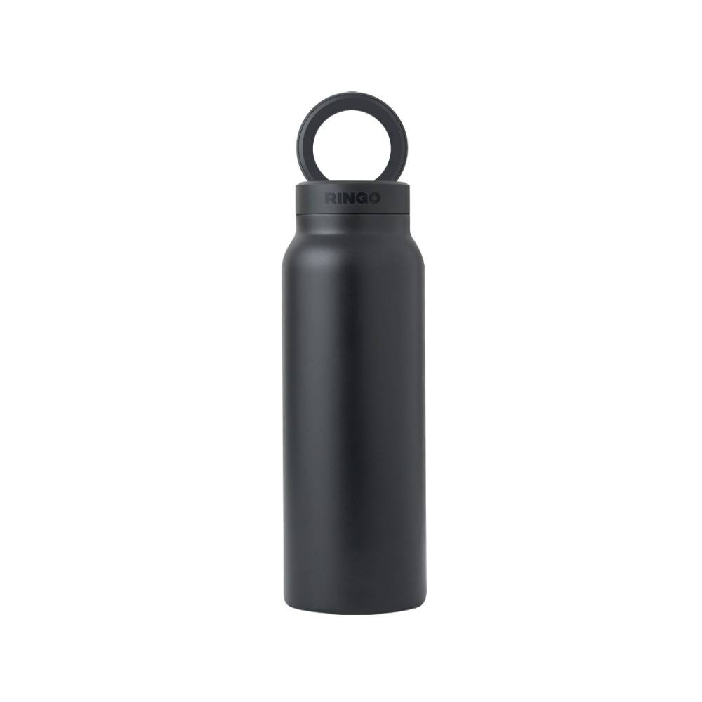 ขวดน้ำอัจฉริยะ Ringo Bottle with Magnetic Phone Mount Lid 710ml Black