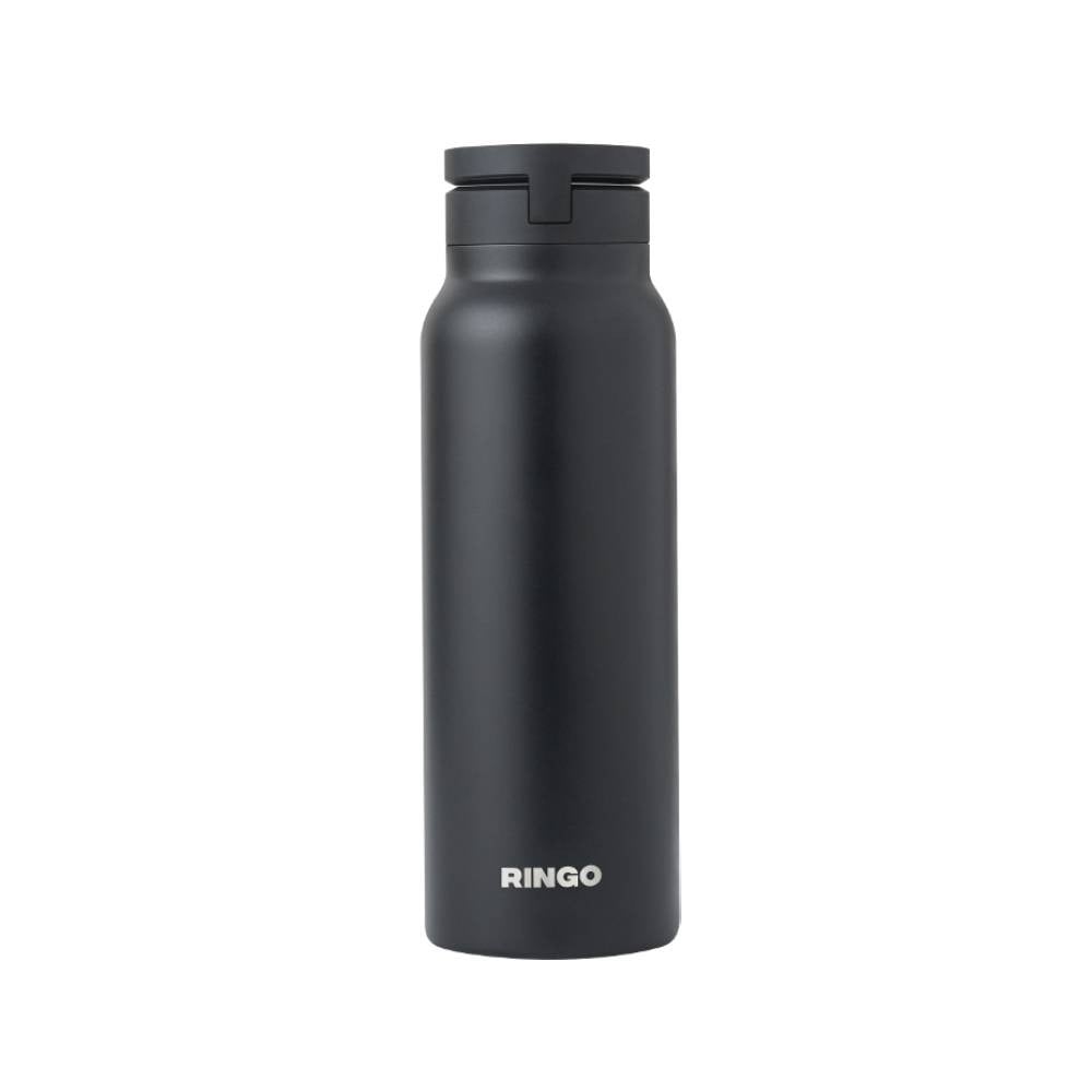 ขวดน้ำอัจฉริยะ Ringo Bottle with Magnetic Phone Mount Lid 710ml Black