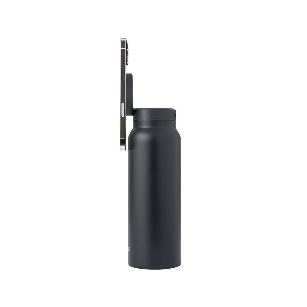 ขวดน้ำอัจฉริยะ Ringo Bottle with Magnetic Phone Mount Lid 710ml Black