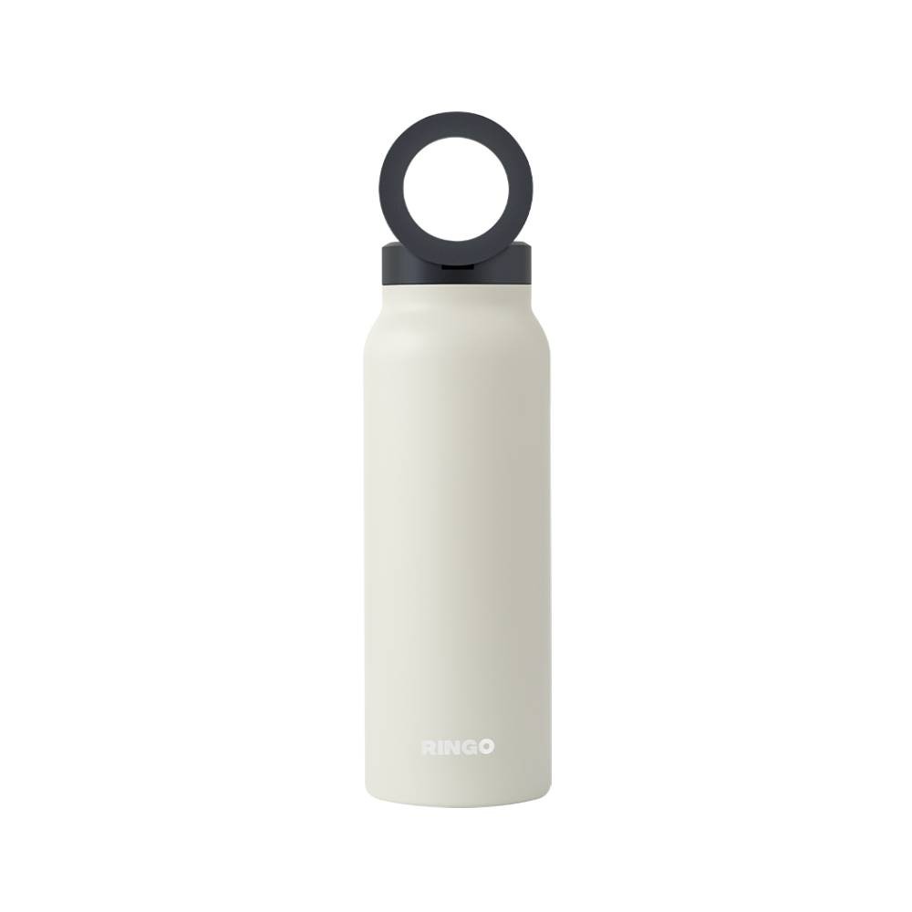ขวดน้ำอัจฉริยะ Ringo Bottle with Magnetic Phone Mount Lid 710ml Ivory
