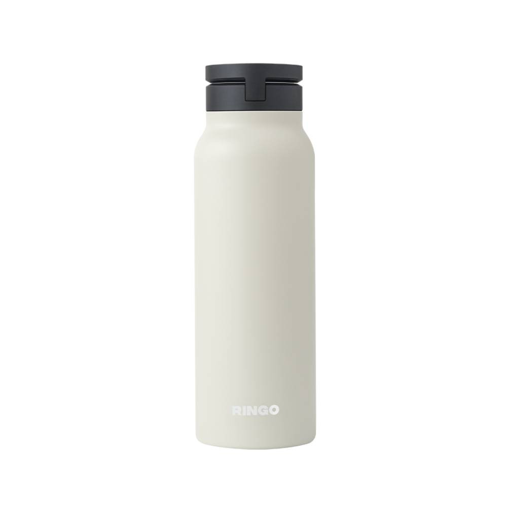 ขวดน้ำอัจฉริยะ Ringo Bottle with Magnetic Phone Mount Lid 710ml Ivory