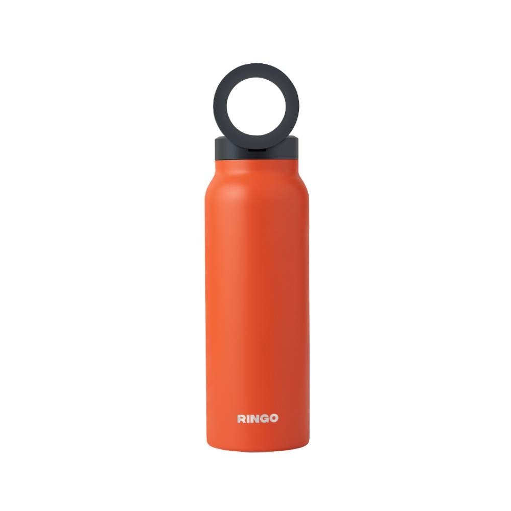 ขวดน้ำอัจฉริยะ Ringo Bottle with Magnetic Phone Mount Lid 710ml Orange