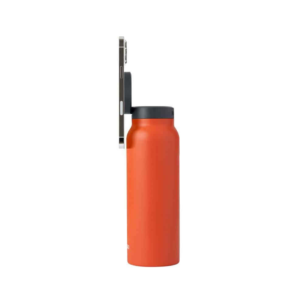ขวดน้ำอัจฉริยะ Ringo Bottle with Magnetic Phone Mount Lid 710ml Orange