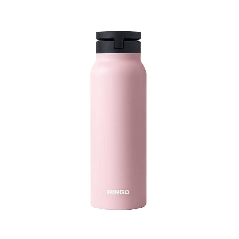 ขวดน้ำอัจฉริยะ Ringo Bottle with Magnetic Phone Mount Lid 710ml Pink
