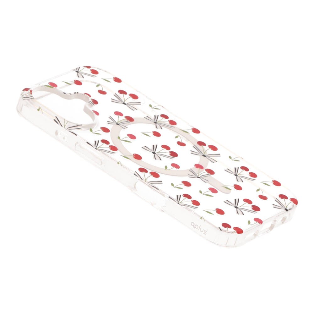 เคส QPLUS iPhone 16 Cherry Bow Bliss with Magnetic Griptok