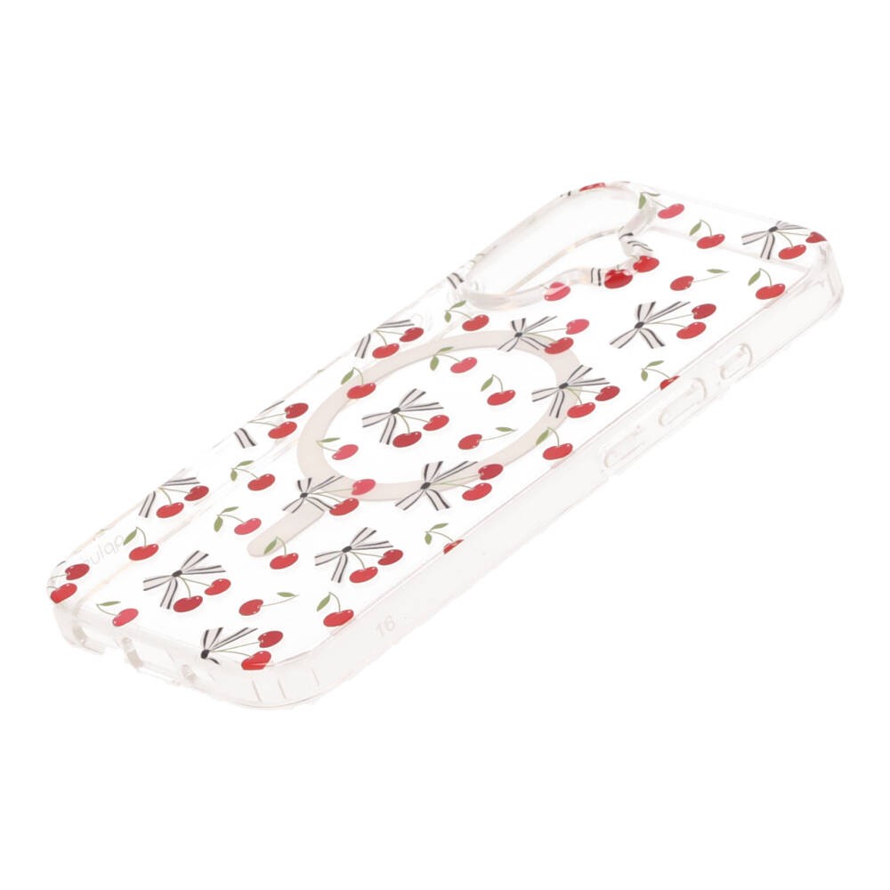 เคส QPLUS iPhone 16 Cherry Bow Bliss with Magnetic Griptok