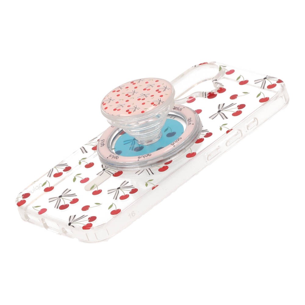 เคส QPLUS iPhone 16 Cherry Bow Bliss with Magnetic Griptok