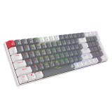 คีย์บอร์ดเกมมิ่ง SIGNO E-Sport Mechanical MOBILUS KB-723 White/Gray - Red Switch