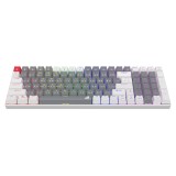คีย์บอร์ดเกมมิ่ง SIGNO E-Sport Mechanical MOBILUS KB-723 White/Gray - Red Switch