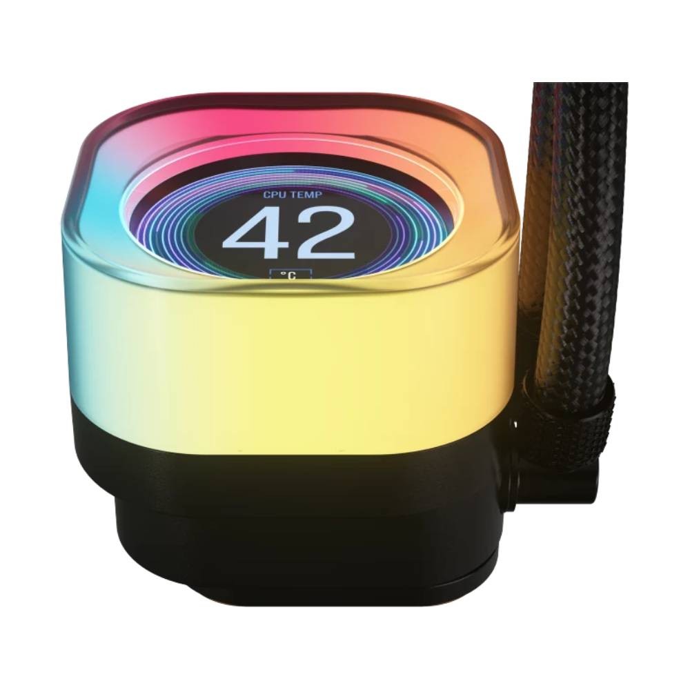 ชุดระบายความร้อนซีพียู Corsair iCUE LINK TITAN 240 RX LCD RGB Black (CW-9061022-WW) CPU Liquid Cooler