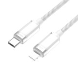 สายชาร์จ UVOLT USB-C to Lightning DATA Cable 27W 1.2M White