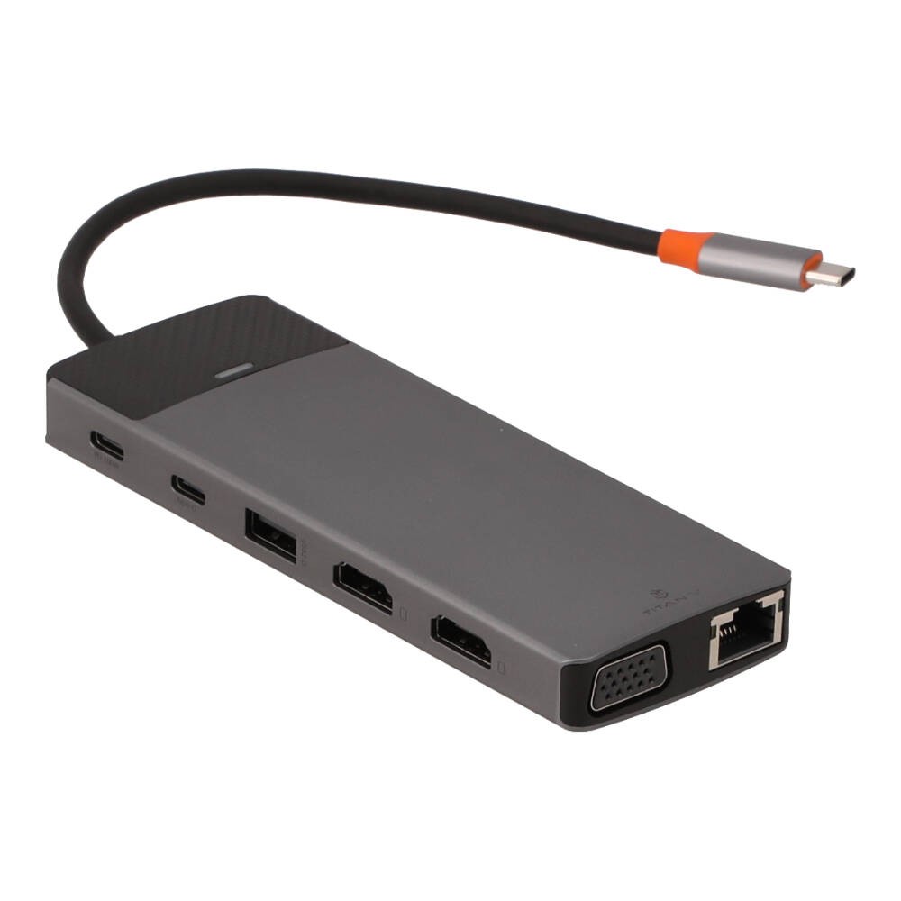 TITANV Port Hub 12-in-1 Type-C (TI-HB004) Gray