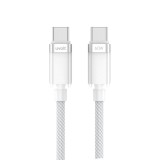สายชาร์จ UVOLT USB-C to USB-C Cable DATA 60W 1.2M White (UVCC-01WH)