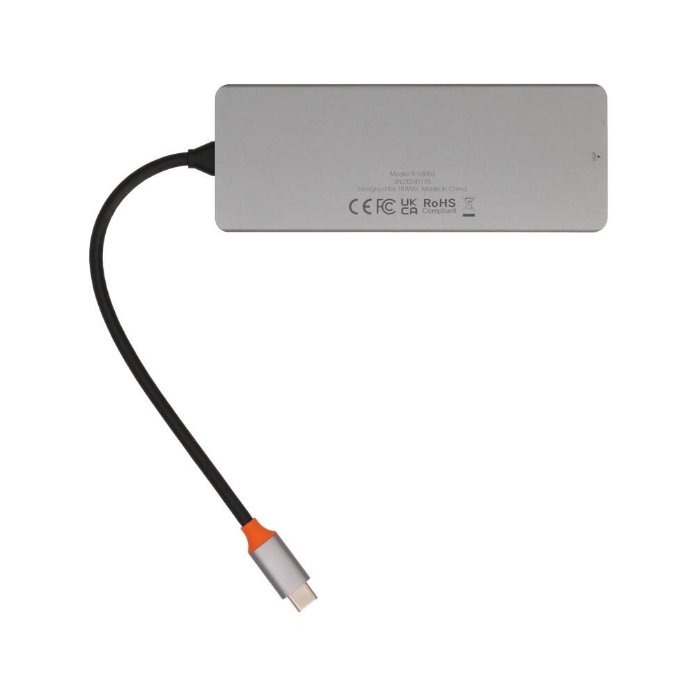 TITANV Port Hub Type-C HUB 9-in-1 2xUSB 3.0 (TI-HB003)