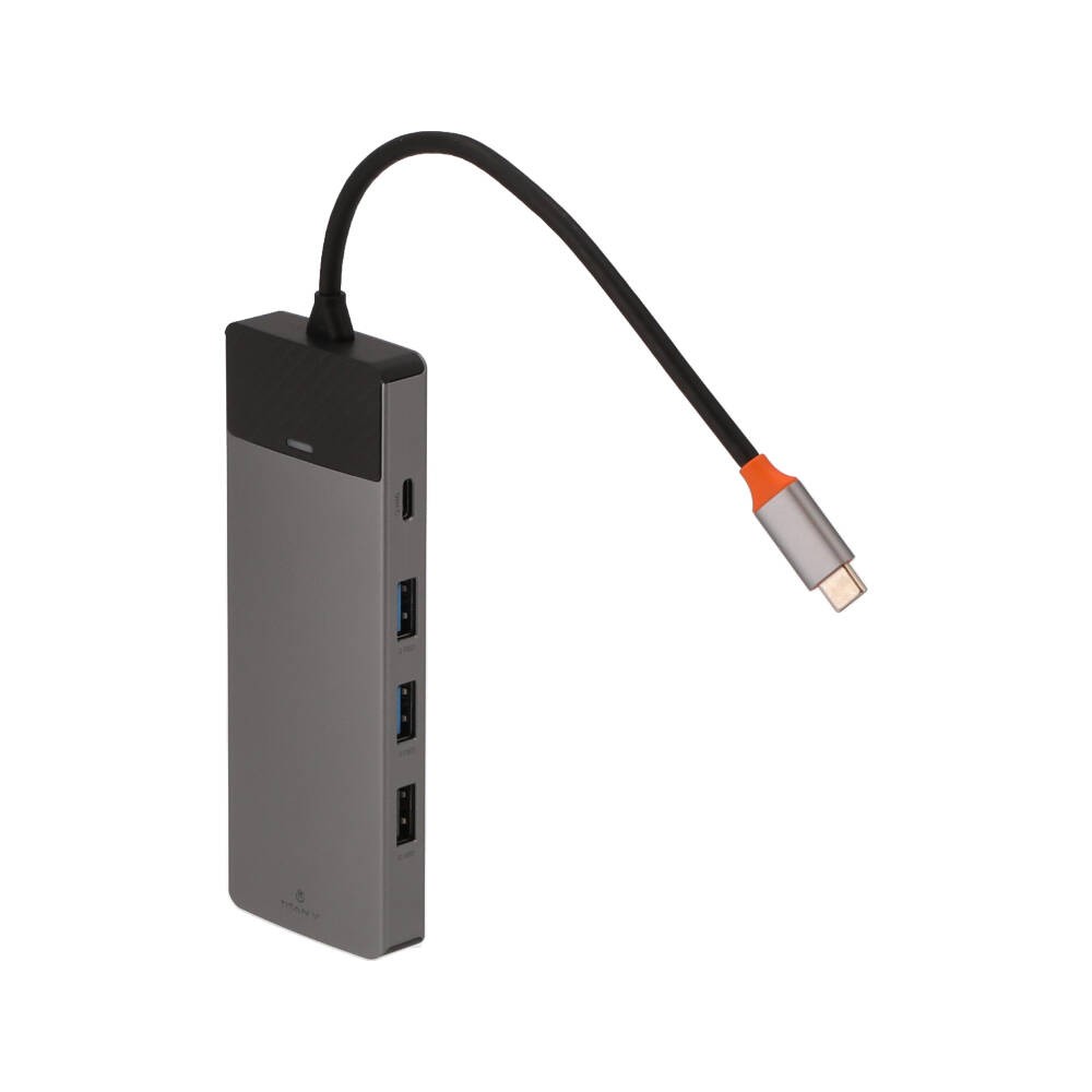 TITANV Port Hub Type-C HUB 9-in-1 2xUSB 3.0 (TI-HB003)