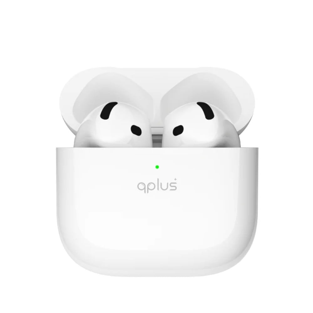 หูฟังไร้สาย QPLUS TWS BT5.4 ANC QPOD YKS23Z White