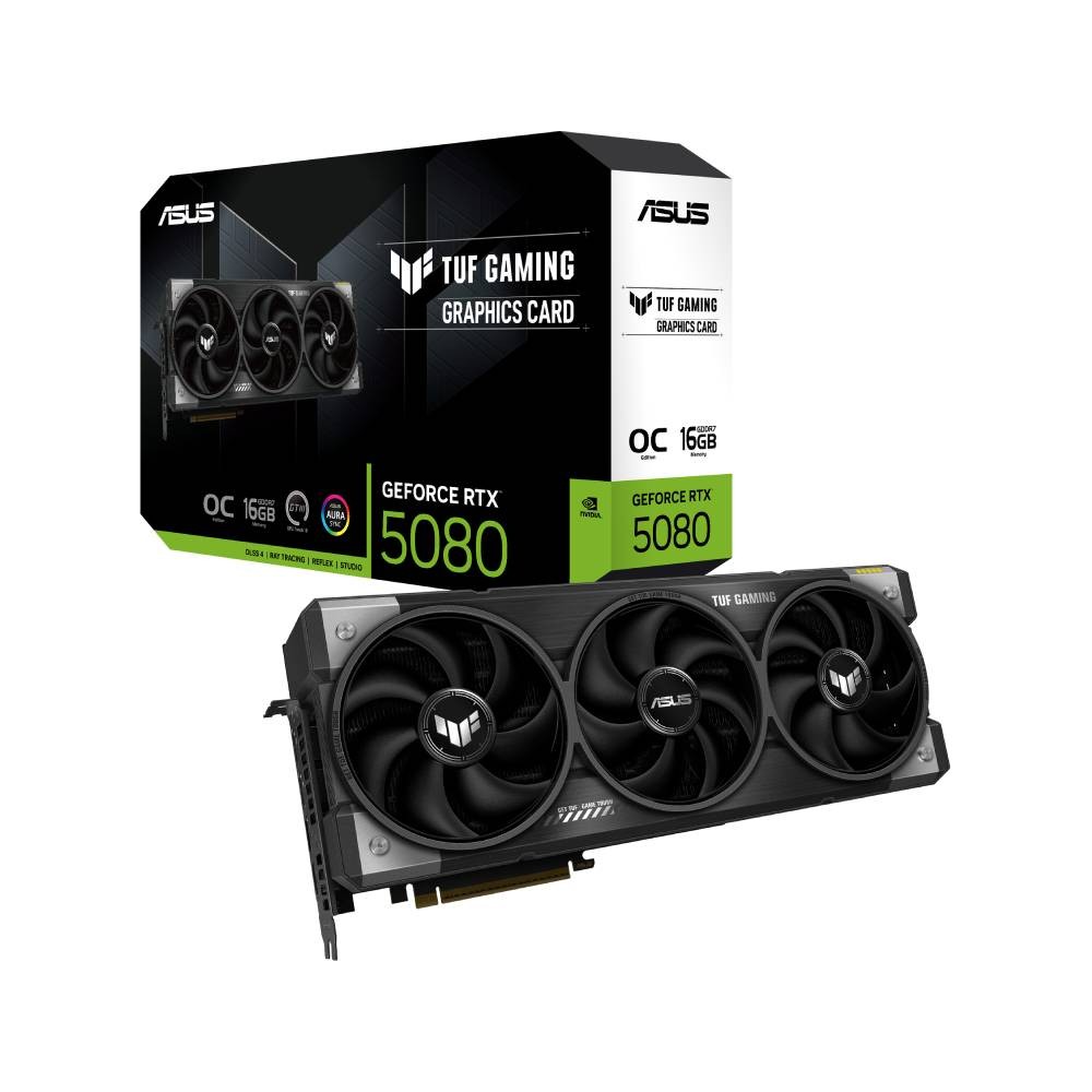 การ์ดจอ ASUS TUF Gaming GeForce RTX 5080 16GB GDDR7 OC Edition