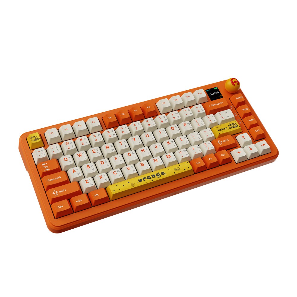 คีย์บอร์ดเกมมิ่ง Ajazz Gaming AK820MaxPlus Gasket Tri-Mod RGB Foodie - Avo Switch