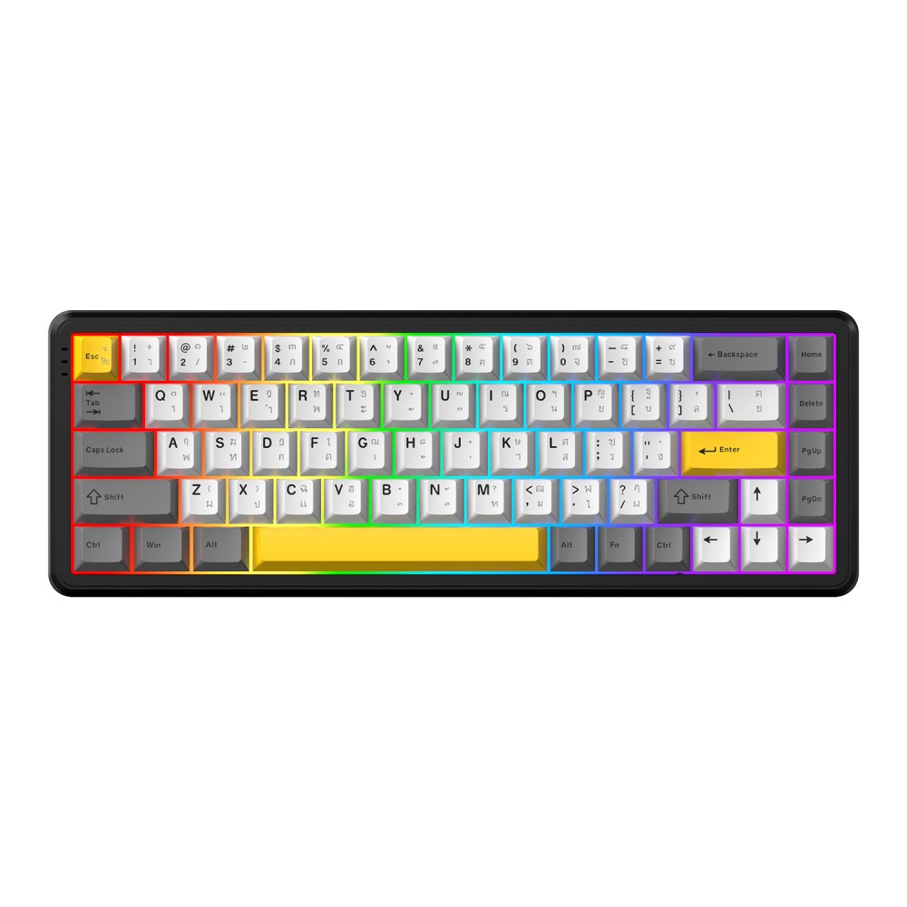 คีย์บอร์ดเกมมิ่ง Ajazz Gaming AK680Max HEHifi Tri-Mod RGB Starry Night - Magnetic Switch