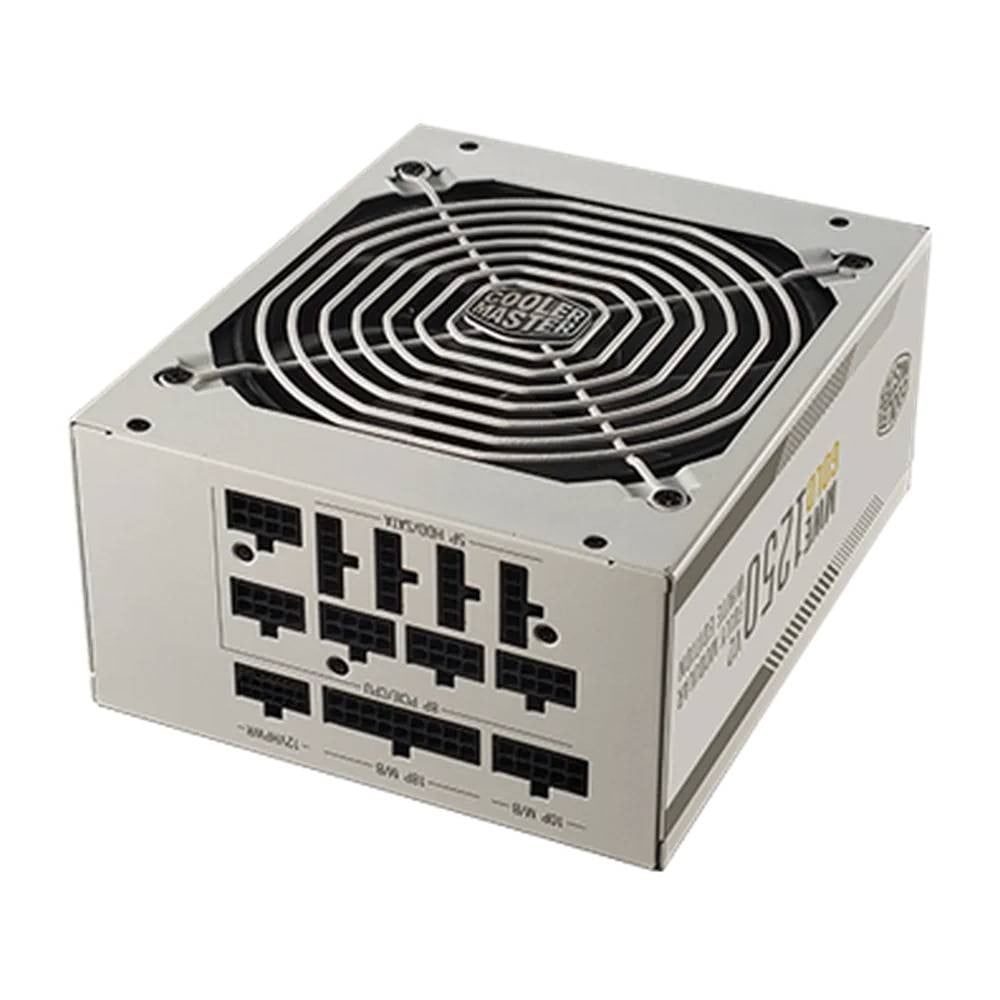 พาวเวอร์ซัพพลาย Cooler Master MWE Gold V2 1250W ATX3.0 80 Plus Gold White Edition (MPE-C501-AFCAG-3G)