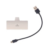 พาวเวอร์แบงค์ TECHPRO 5000 mAh Type-C PD (TP-PB5C) White