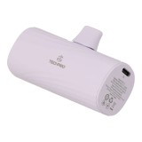 พาวเวอร์แบงค์ TECHPRO 5000 mAh Lightning PD (TP-PB5L) Purple