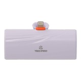 พาวเวอร์แบงค์ TECHPRO 5000 mAh Lightning PD (TP-PB5L) Purple