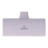 พาวเวอร์แบงค์ TECHPRO 5000 mAh Lightning PD (TP-PB5L) Purple