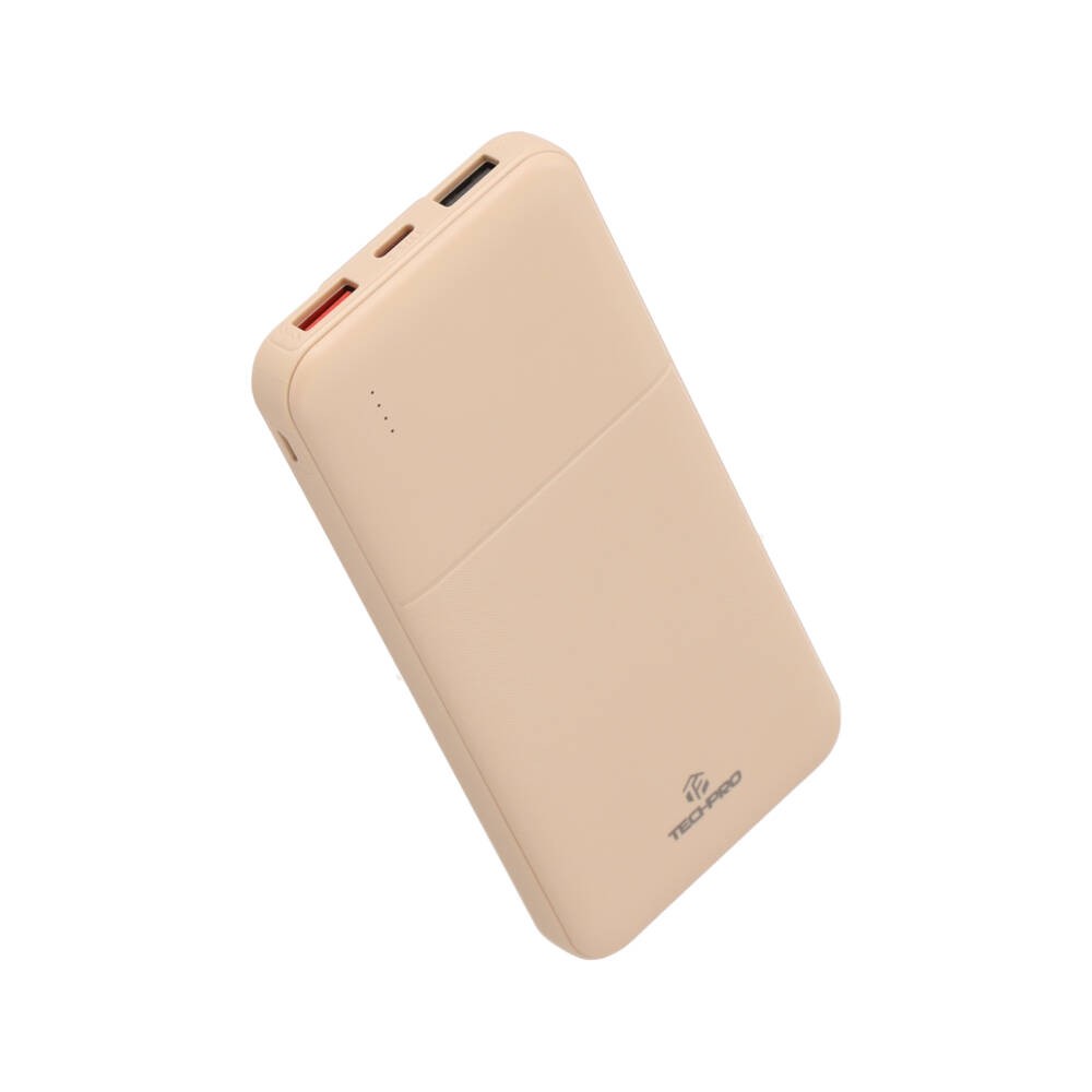 พาวเวอร์แบงค์ TECHPRO 10000 mAh (TP-PB10PD) Titanium Gold