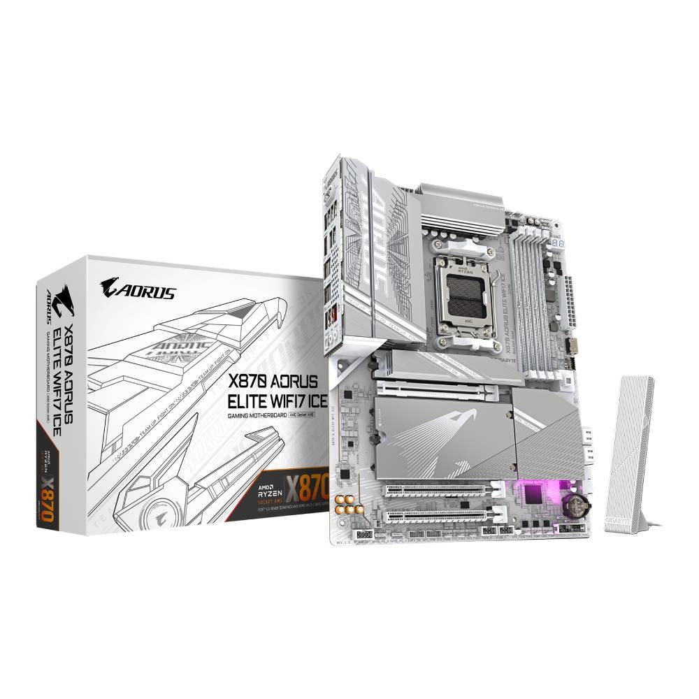เมนบอร์ด Gigabyte X870 Aorus Elite WiFi7 ICE DDR5 AM5