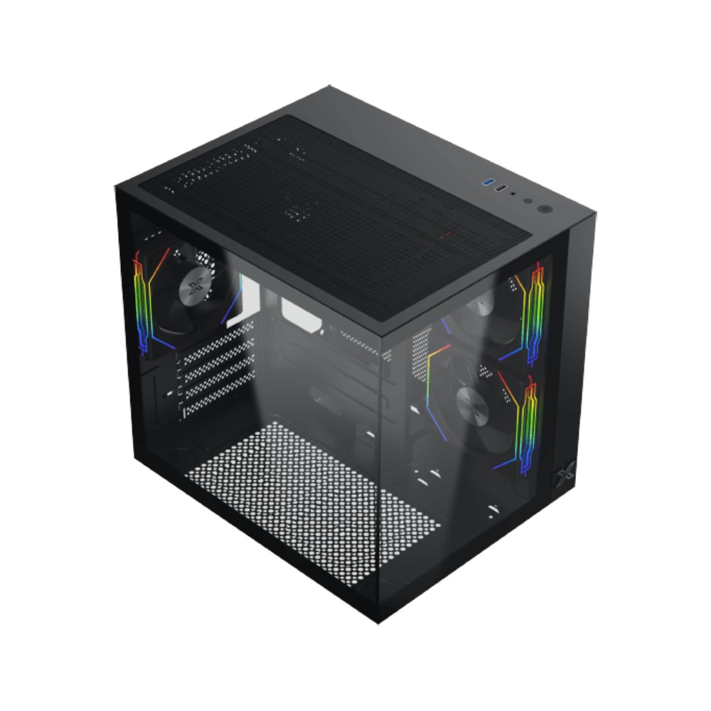 เคสคอมพิวเตอร์ XIGMATEK AQUA M Lite Micro-Tower Black