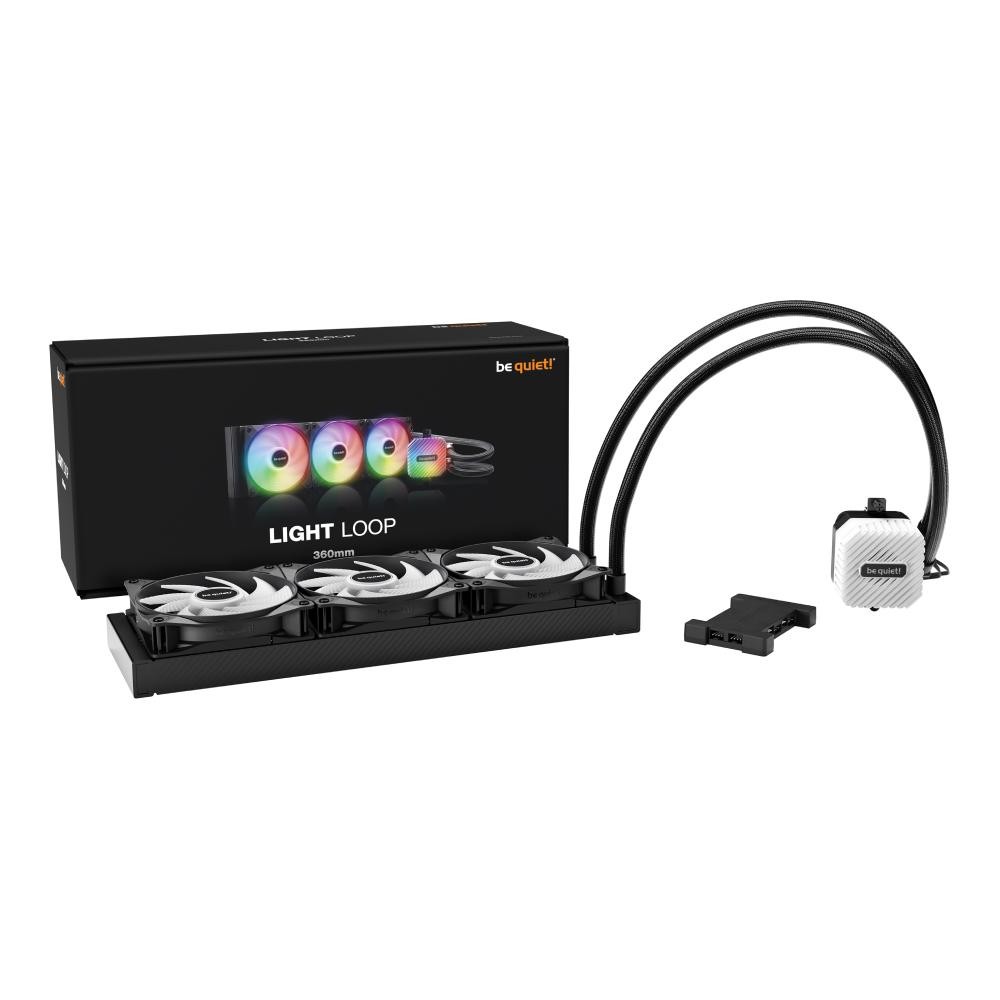 ชุดระบายความร้อนซีพียู Be Quiet LIGHT LOOP 360mm Black CPU Liquid Cooler