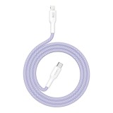 สายชาร์จ ALPHA.X USB-C to Lightning Cable 1.2M Purple (ALUSB-CL2)