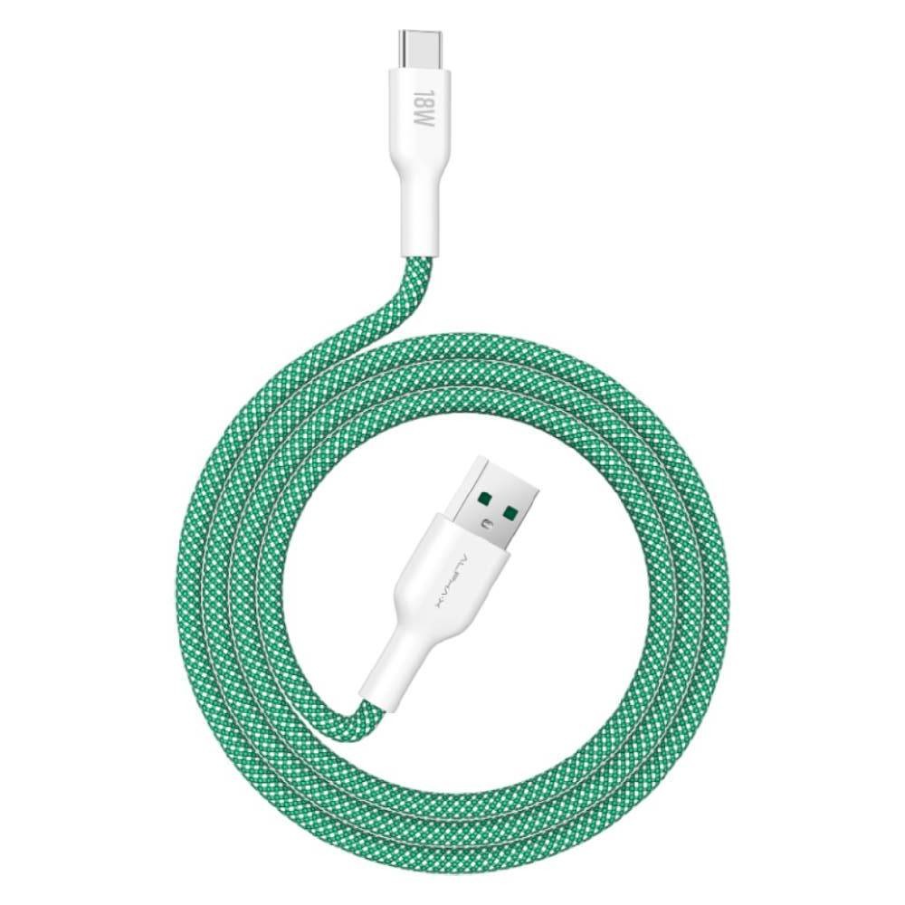 สายชาร์จ ALPHA.X USB-A to USB-C Cable 1.2M Dark Green (ALUSB-2C)