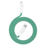 สายชาร์จ ALPHA.X USB-A to USB-C Cable 1.2M Dark Green (ALUSB-2C)