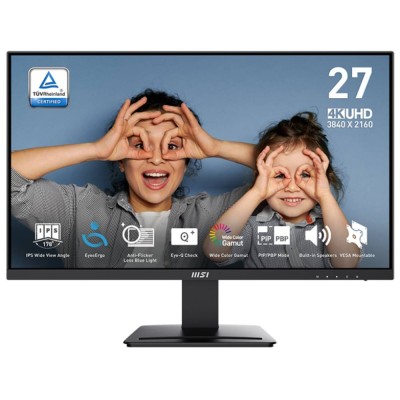 MSI PRO-MP273U จอมอนิเตอร์ 27 นิ้ว IPS 4K UHD 60Hz
