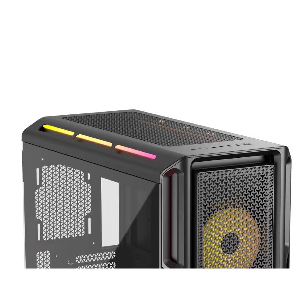 เคสคอมพิวเตอร์ Corsair iCUE LINK 5000T LX RGB Mid-Tower Black (CC-9011298-WW)