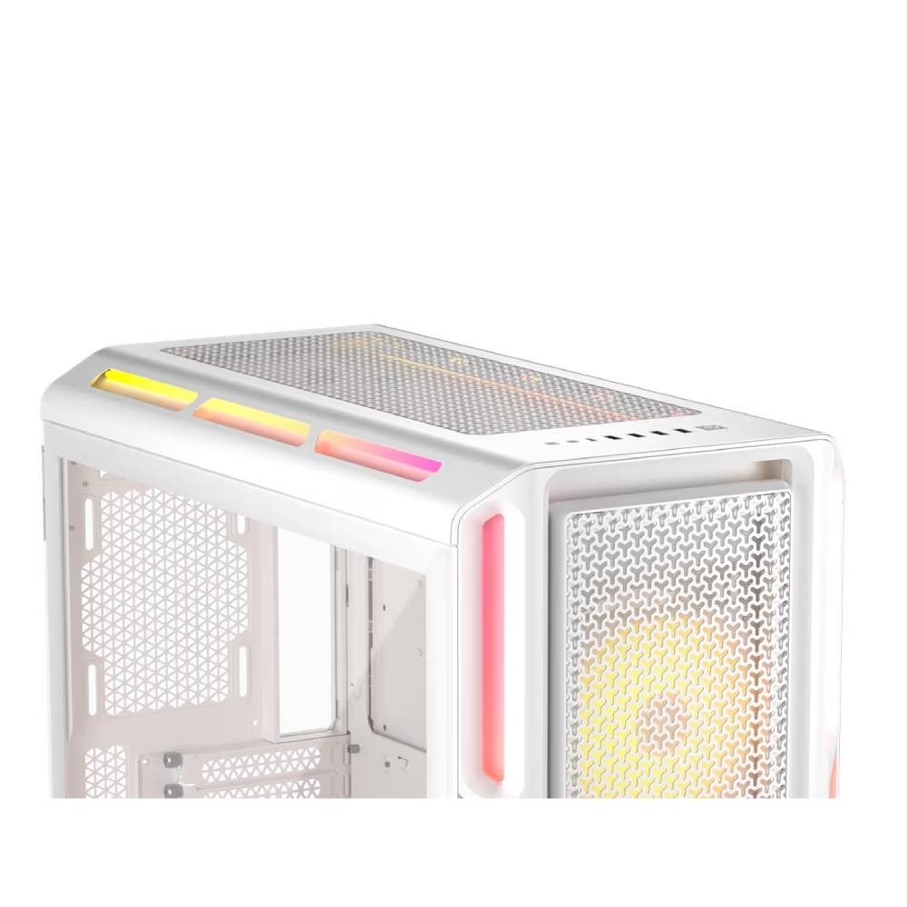 เคสคอมพิวเตอร์ Corsair iCUE LINK 5000T LX RGB White (CC-9011299-WW)