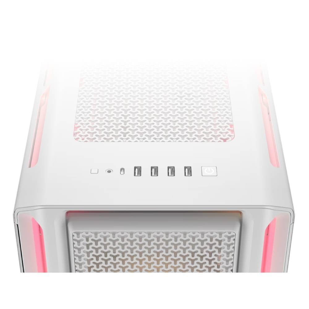 เคสคอมพิวเตอร์ Corsair iCUE LINK 5000T LX RGB White (CC-9011299-WW)
