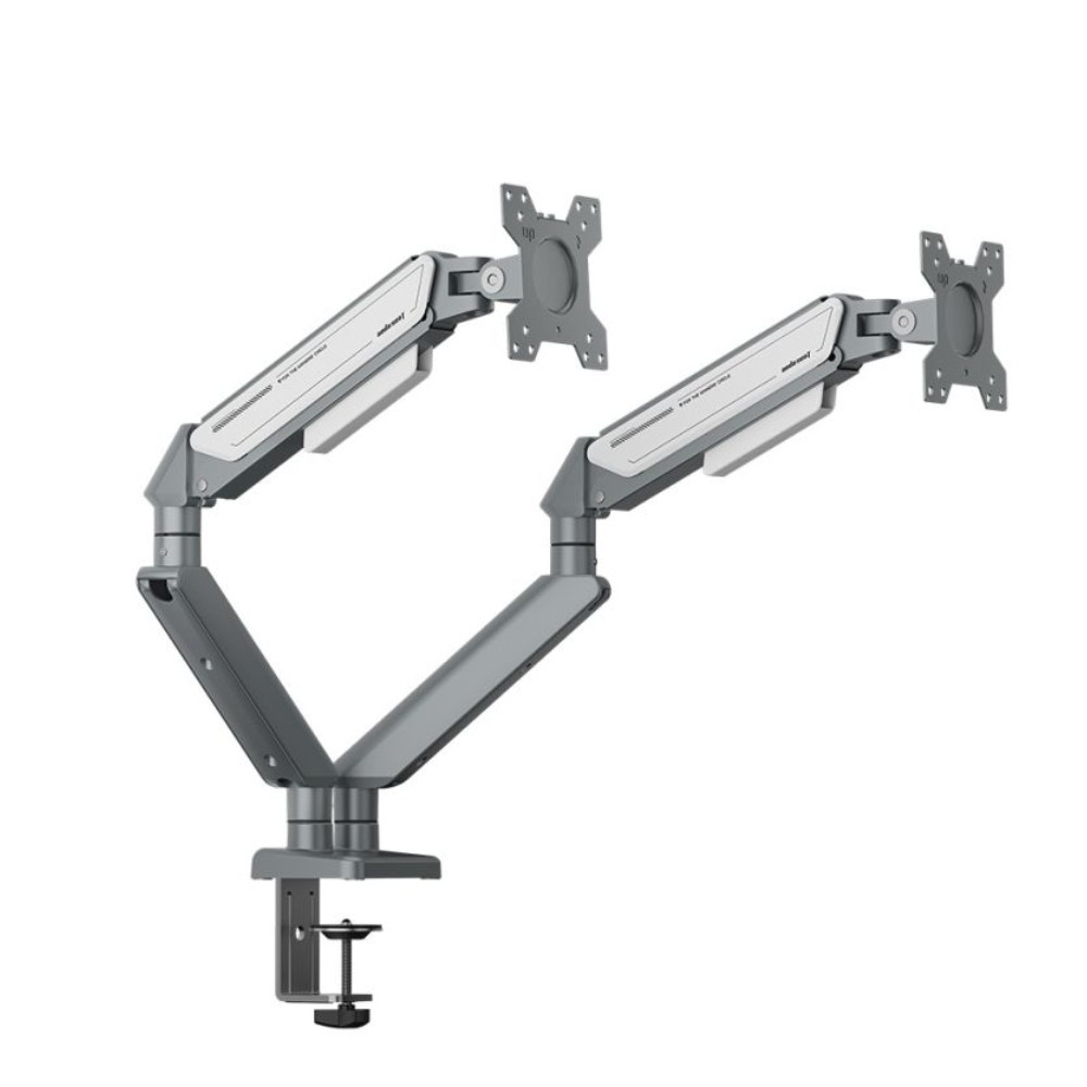 แขนจับจอมอนิเตอร์ ANDA SEAT Dual Monitor Arm Stealth II (AD-W-A6D-2S-FW) White