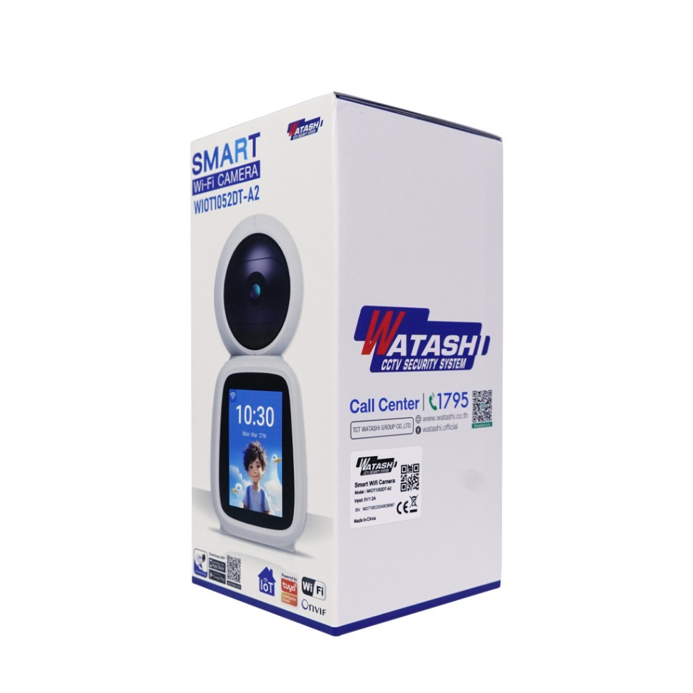 กล้องวงจรปิด WATASHI WIOT1052DT-A2 Smart Wi-Fi Camera 2MP