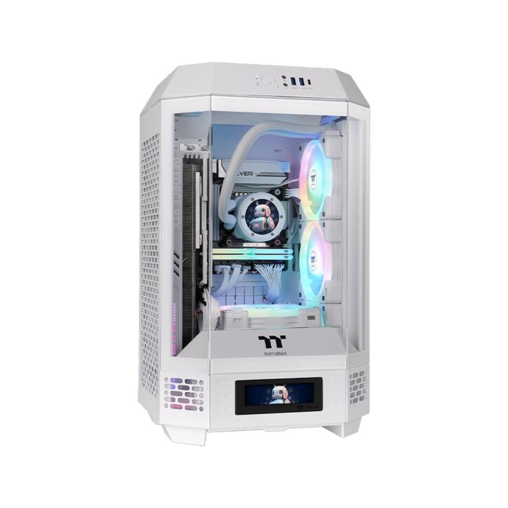 เคสคอมพิวเตอร์ THERMALTAKE The Tower 250 Snow Mini Tower (CA-1Z9-00S6WN-00)