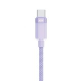 สายชาร์จ UVOLT USB-C to USB-C Cable DATA 60W 1.2M Purple (UVCC-01PU)