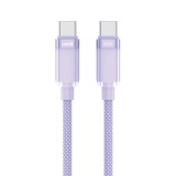 สายชาร์จ UVOLT USB-C to USB-C Cable DATA 60W 1.2M Purple (UVCC-01PU)