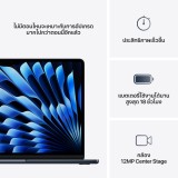 Apple MacBook Air 13 : M4 chip 10C CPU/10C GPU/24GB/512GB Midnight (2025)